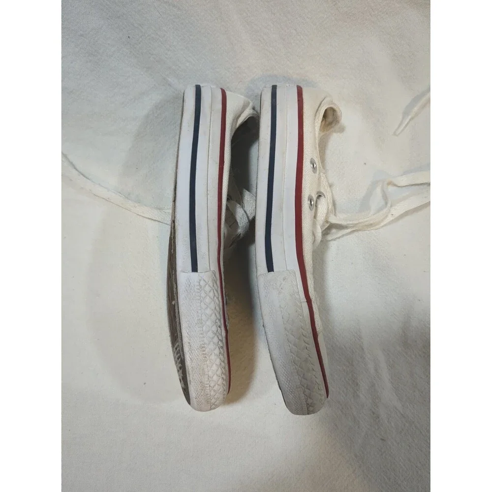 Converse kids size 11 white tennis shoes All Star sports Summer classic sneaker